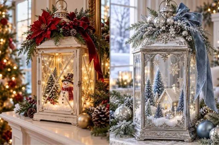 Christmas Lantern Decor Ideas
