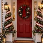 Christmas porch decor