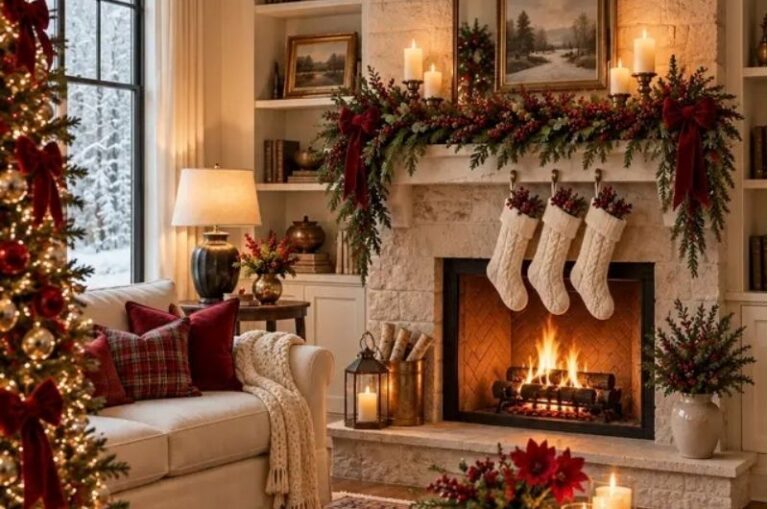 Red Christmas decor ideas for your home