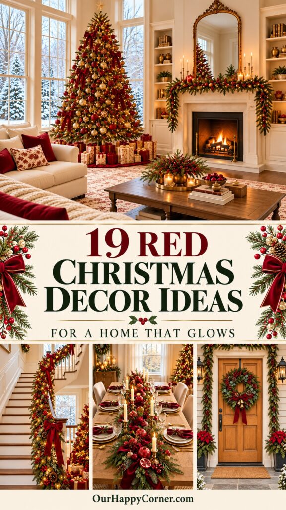 Red Christmas decor ideas