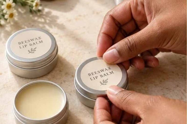 Beeswax lip balm