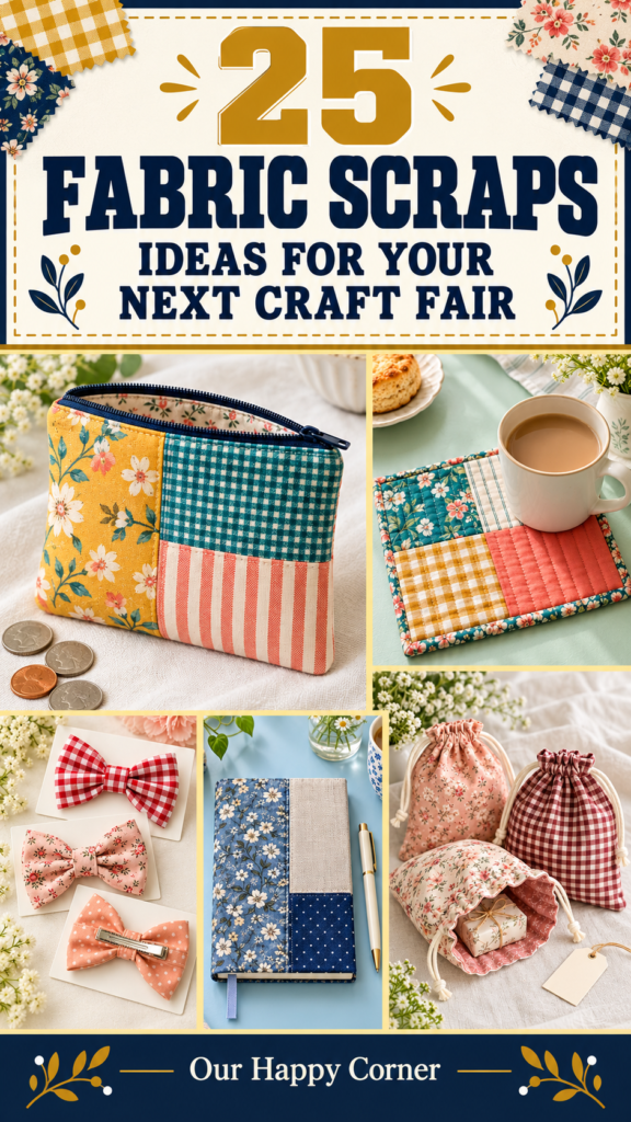 Fabric scraps ideas to make and sell