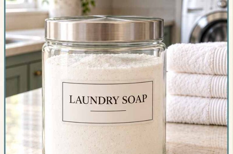 Homemade laundry soap
