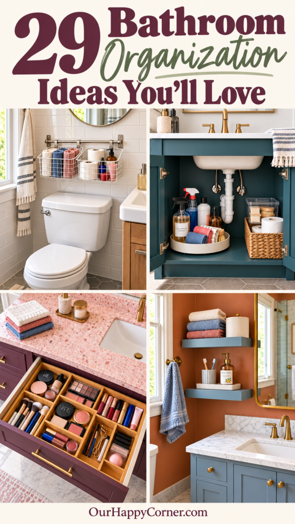 Bathroom organization ideas 