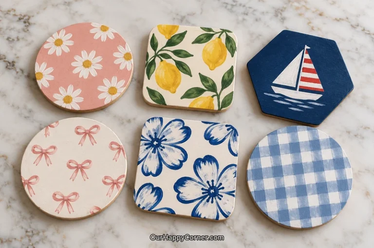Coaster painting ideas