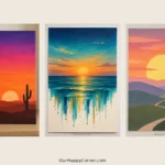 Sunset painting