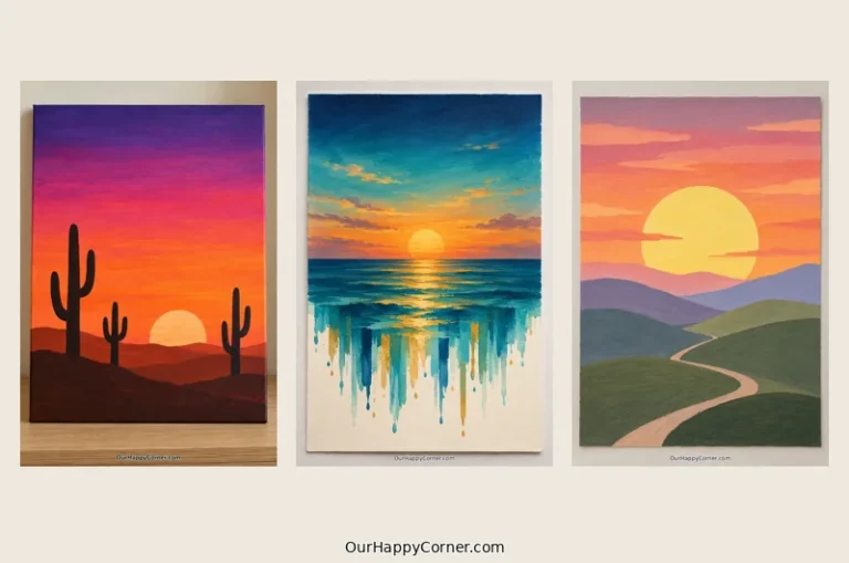 Sunset painting