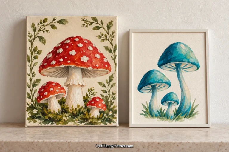 Mushroom painting ideas