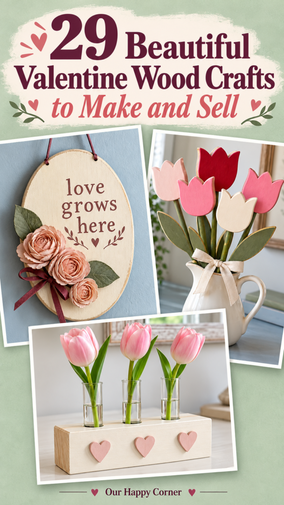 Valentine wood crafts to make and sell