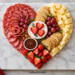 Valentines charcuterie board